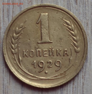 1 копейка 1929 г. На оценку. - 6