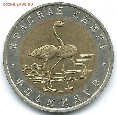 Красная Книга 50 руб 1994г Фламинго - фламинго11