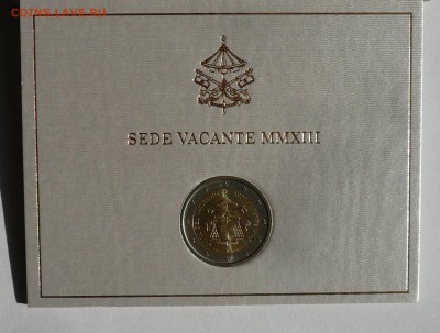 Ватикан 2 евро 2013 Вакантный престол до 12.04.16  22:00 - P1260139.JPG