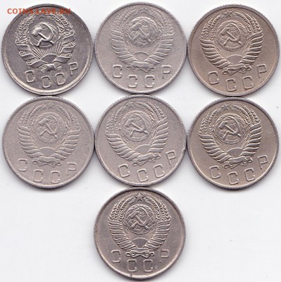 10 коп 1936-57гг.  7 штук до 12.04.16. 22-30 Мск - 10 коп 1936-57гг. 7 штук (2)