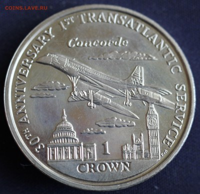 С 1 руб.О.МЭН 1 крона 2006г. 30 лет КОНКОРДУ шайба до 12.04 - IMG_1129.JPG
