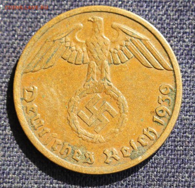 С 1 руб. III-й РЕЙХ 1 пфенниг 1939"А" БРОНЗА до 12.04 - IMG_0896.JPG