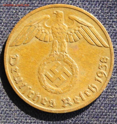 С 1 руб. III-й РЕЙХ 1 пфенниг 1938"J" БРОНЗА до 12.04 - IMG_0902.JPG