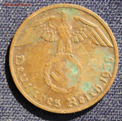 С 1 руб. III-й РЕЙХ 1 пфенниг 1938"D" БРОНЗА до 12.04 - IMG_0904.JPG