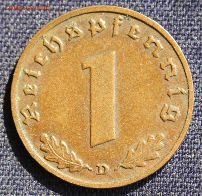 С 1 руб. III-й РЕЙХ 1 пфенниг 1938"D" БРОНЗА до 12.04 - IMG_0903.JPG