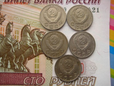 10 копеек 1952, 5 штук, до 09.04.16, в 22.00 мск - IMG_7703