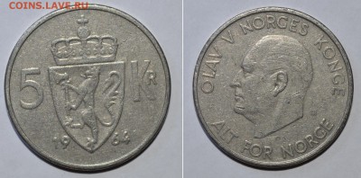 Норвегия 5 крон 1964г. До 12.04.2016г. - _DSC0568.JPG