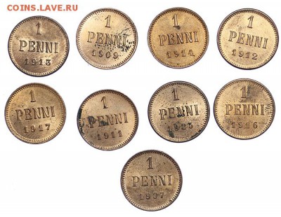 UNC лот 1 пенни 1907-1917 (9 шт.) до 13.04-23:00 - AU275785.JPG