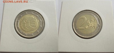 2 евро Бельгия 2009 10 лет валютному союзу - 100_5154