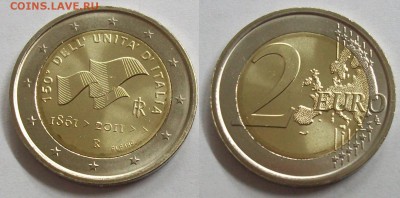 2 евро Италия 2011 150 лет объединения Италии - 100_5196