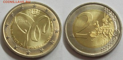 2 евро Португалия 2009 Португалоязычные игры - 100_5215