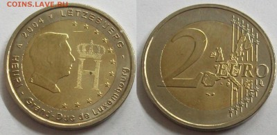 2 евро Люксембург 2004 Великий Герцог Анри - 100_5250