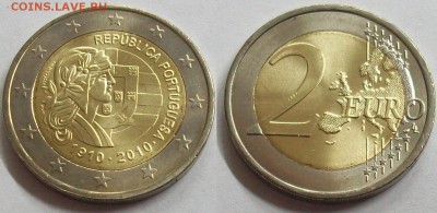 2 евро Португалия 2010 100 лет республике - 100_5266