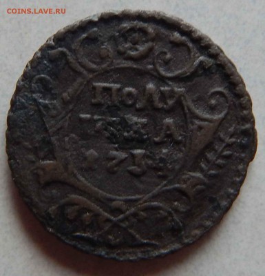 Полушка 1734г. - DSCN0898.JPG