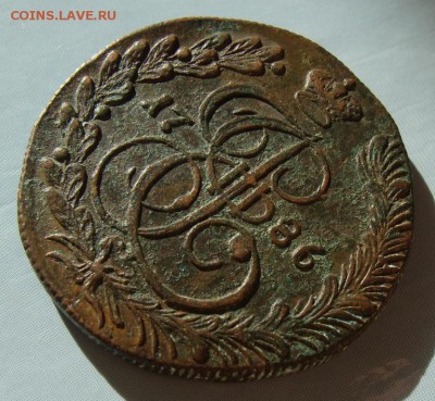 5 копеек 1786 года очень хорошая - 3
