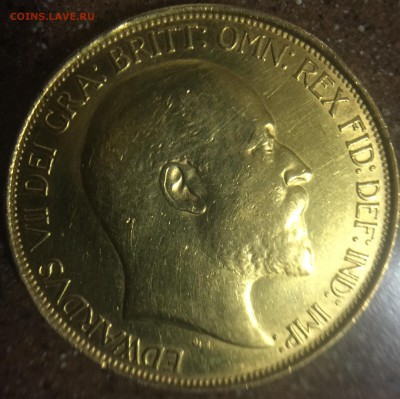 Великобритания 5 фунтов, 1902 год. Эдуард VII "Золото"???... - 4