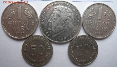 5 монет Германии 50 пф.-1 и 2 марки - DSCN0246.JPG