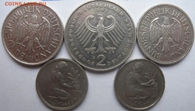 5 монет Германии 50 пф.-1 и 2 марки - DSCN0247.JPG