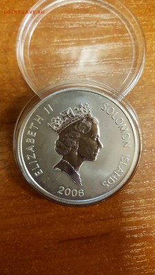 Соломоновы Острова. 25 долларов.2006г.  Год собаки. до 14.04 - 20160408_130240
