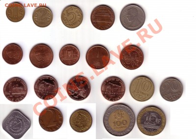 Иностранные монеты от 2х до 50 руб за монету - Иностраньщина111
