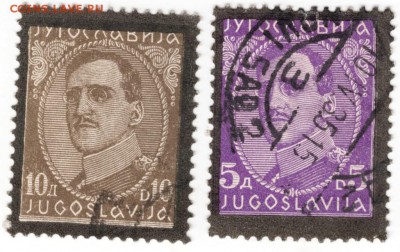 Югославия.1934 г. траурные марки 2 шт. д 14.04.16 г. в 23.00 - Scan-160408-0026