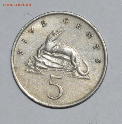 Ямайка 5 цент 1969г. Крокодил. До 14.04.2016г. - _DSC0523.JPG