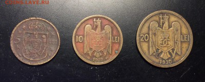 5,10,20 лей 1930г Румыния до 10.04-23:00 мск - image