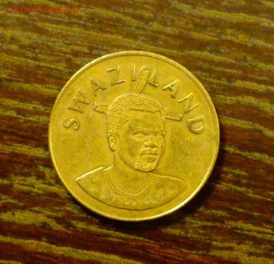 СВАЗИЛЕНД - 5 эмалангени ЛЕВ, СЛОН до 15.04, 22.00 - Свазиленд 5 э король-1