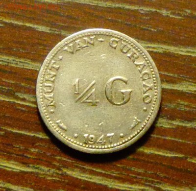 4 гульдена до 15.04, 22.00 - Кюрасао четверть гульдена 1947