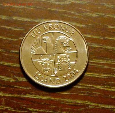 ИСЛАНДИЯ - 10 крон РЫБЫ до 15.04, 22.00 - Исландия 10 кр рыбы