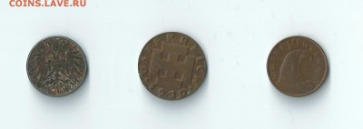 1, 2 гроша 1917-1930 до 15.04 22:00 - 04