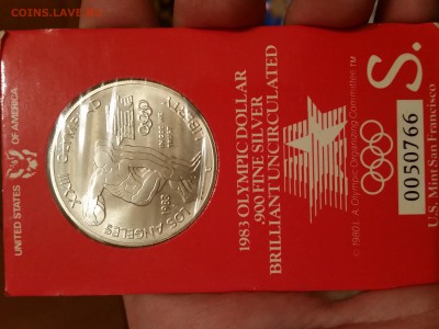 1 доллар США 1983 г. запайка - 20160409_214451