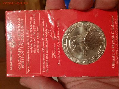 1 доллар США 1983 г. запайка - 20160409_214439