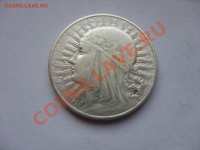 2 и 10 злотых. Ядвига. 1932, 1934 года. Серебро. Сохран. - 10 злотых Ядвига - 3.JPG