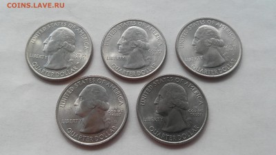 США, 25 центов 2010 г. Национальные парки до 14.04.2016 г. - 20160410_114614