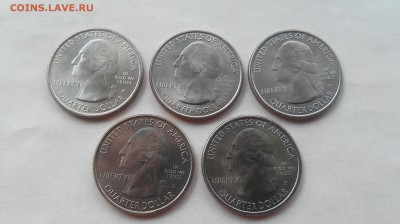 США, 25 центов 2013 г. Национальные парки до 14.04.2016 г. - 20160410_115024