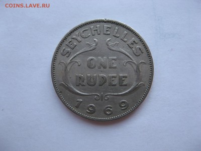 Сейшелы 1 рупия 1969 на оценку - 7
