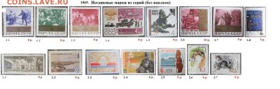 СССР 1965-1966. ФИКС - 2.1965. Из серий.JPG