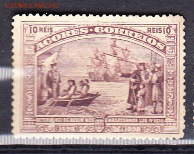 Колонии Португалия  Азоры 1898 1м 10р - 90