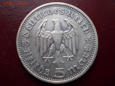 Лот из десяти монет (5 марок, Германия 1935 г., A). - DSCN0060.JPG