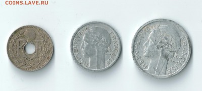 1, 2 франка 1936-1948 до 15.04 22:00 - 02