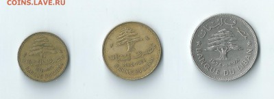 Ливан 5, 10, 50 пиастров 1972-1978 до 15.04 22:00 - 06