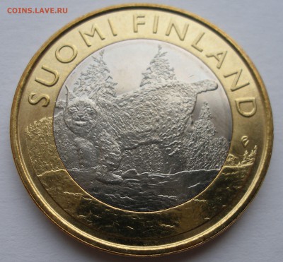 Финляндия. 5 евро 2015 год. Рысь. Хяме до 13.04 - P4100015.JPG