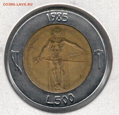 САН-МАРИНО 500 ЛИР 1985 ПРОТИВ НАРКОТИКОВ 14.04 В 22Ч (В161) - 4-с-м1