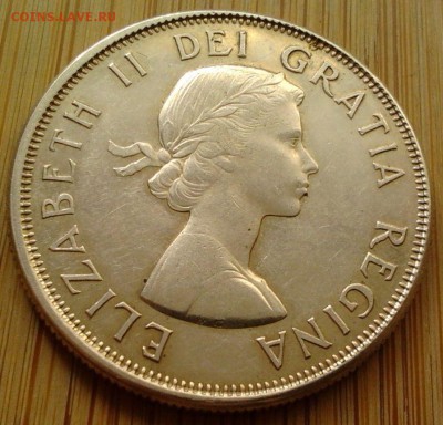 Канада 50 центов 1964 Елизавета II, до 17.04.16 в 22:00 МСК - 4050