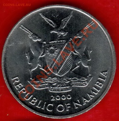 монеты с рыбами - Намибия001б