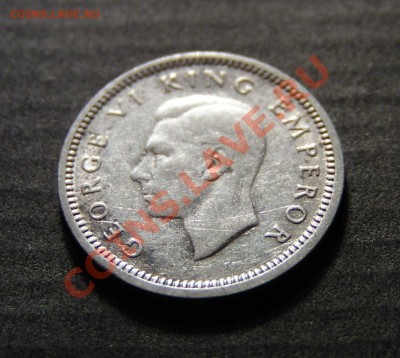 Новая Зеландия, 3 пенса 1937, серебро - 3 ноября 22-00 - 3п37а