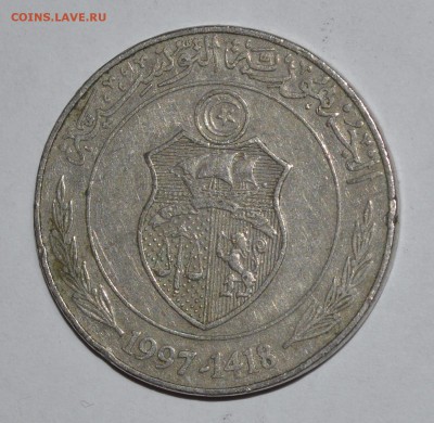 Тунис 1 динар 1997 г. До 17.04.2016г. - _DSC0662.JPG