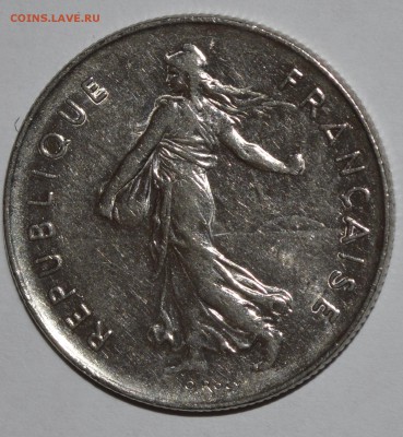 Франция 5 франк 1991 г. До 17.04.2016г. - _DSC0678.JPG