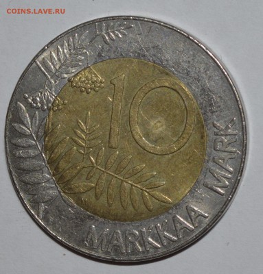 Финляндия 10 марок 1993г. БИМЕТАЛЛ. До 17.04.2016г. - _DSC0679.JPG